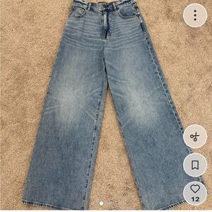 Madewell super wide leg Jean 25